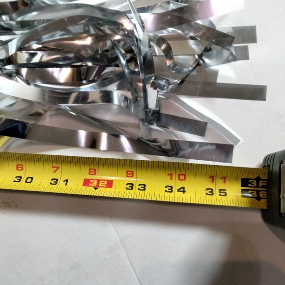 Graduation Balloon Tassel Black Silver 36 in Streamers Open house - Picture 3 of 9